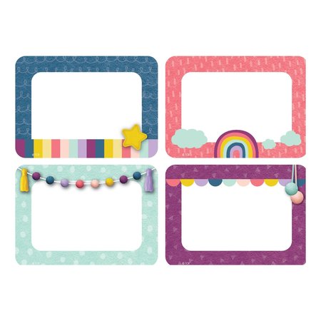 Teacher Created Resources Oh Happy Day Name Tag Labels, 216PK 9057